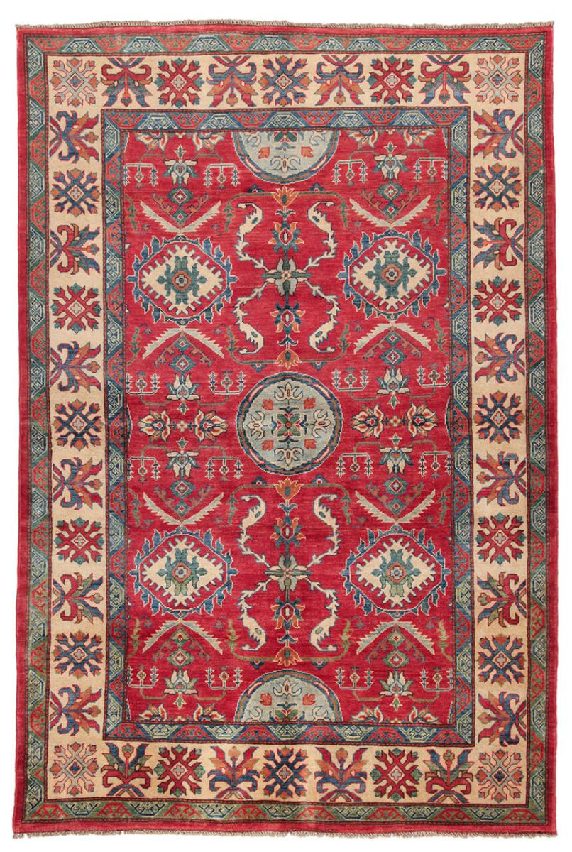 Afghan rug Kazak Ghazni 270x181 270x181, Persian Rug Knotted by hand