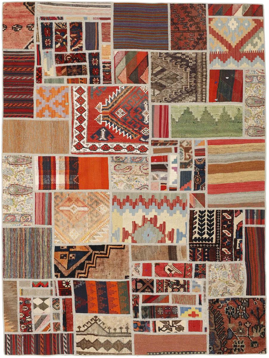 Perzsa szőnyeg Kilim Patchwork 199x141 199x141, Perzsa szőnyeg szőttesek