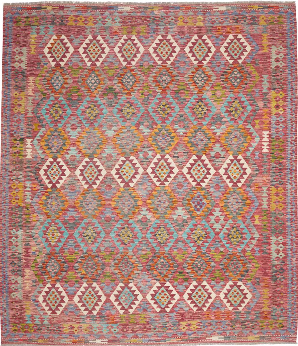 Afghansk teppe Kelim Afghan 295x256 295x256, Persisk teppe Håndvevd