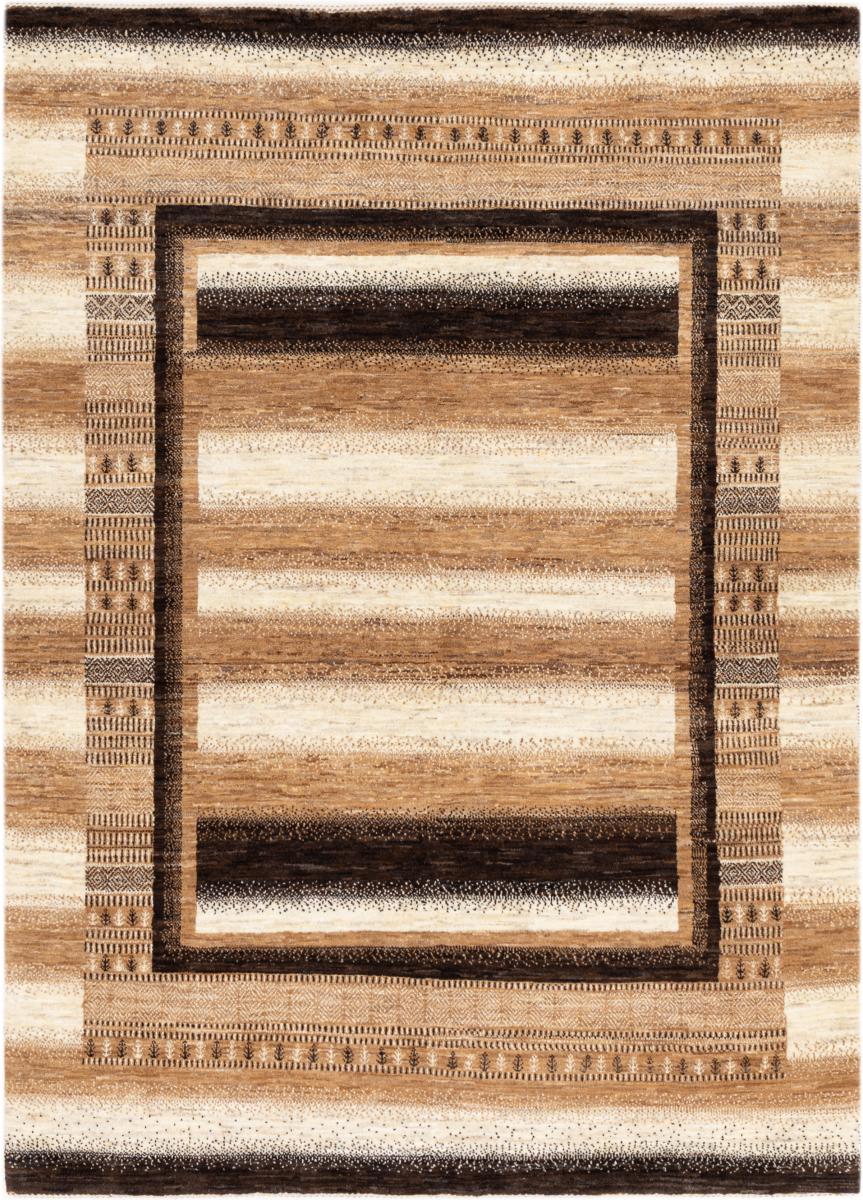 Tapis persan Persan Gabbeh Loribaft Essence 204x147 204x147, Tapis persan Noué à la main