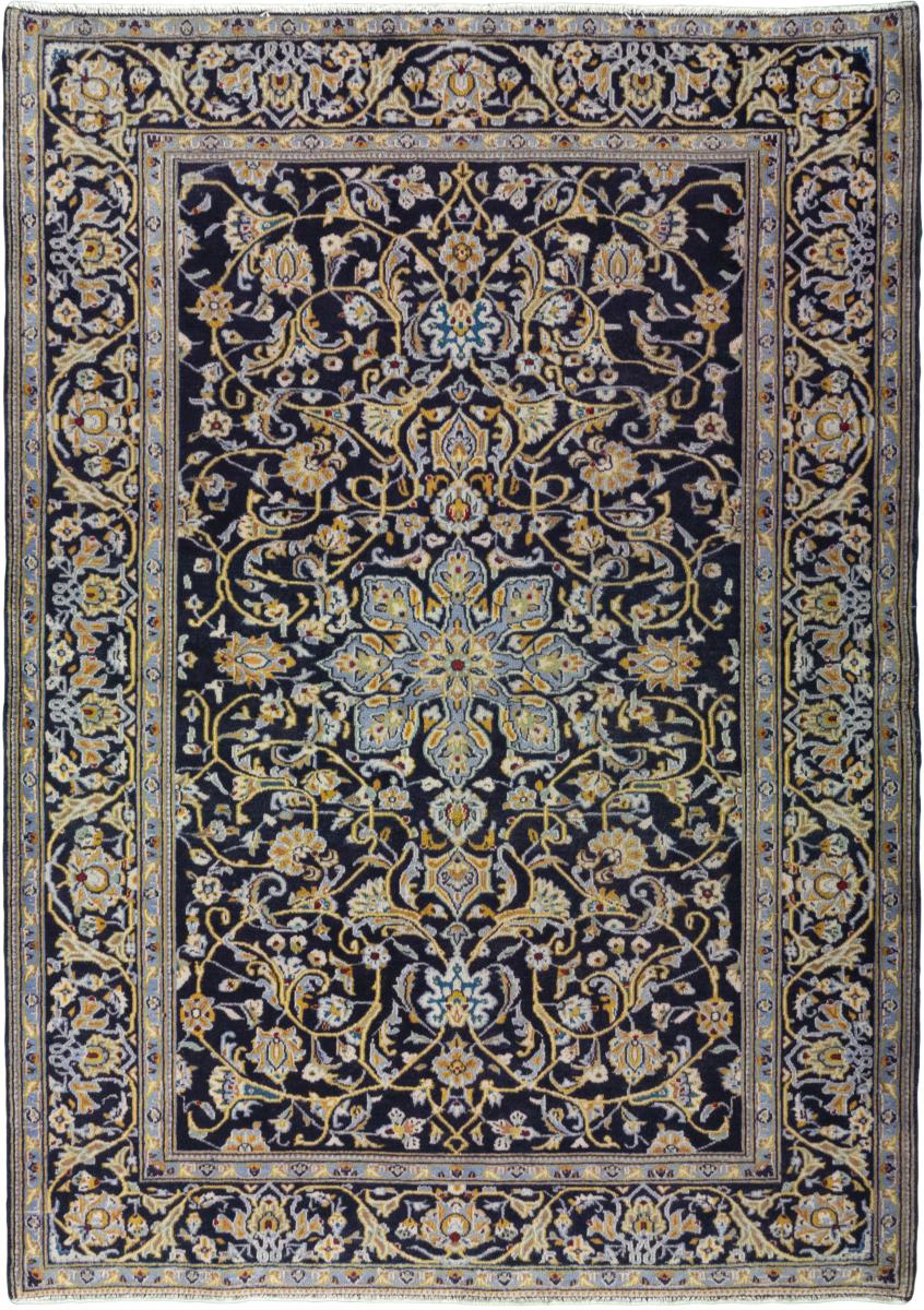 Περσικό χαλί Keshan 198x142 198x142, Περσικό χαλί Οι κόμποι έγιναν με το χέρι