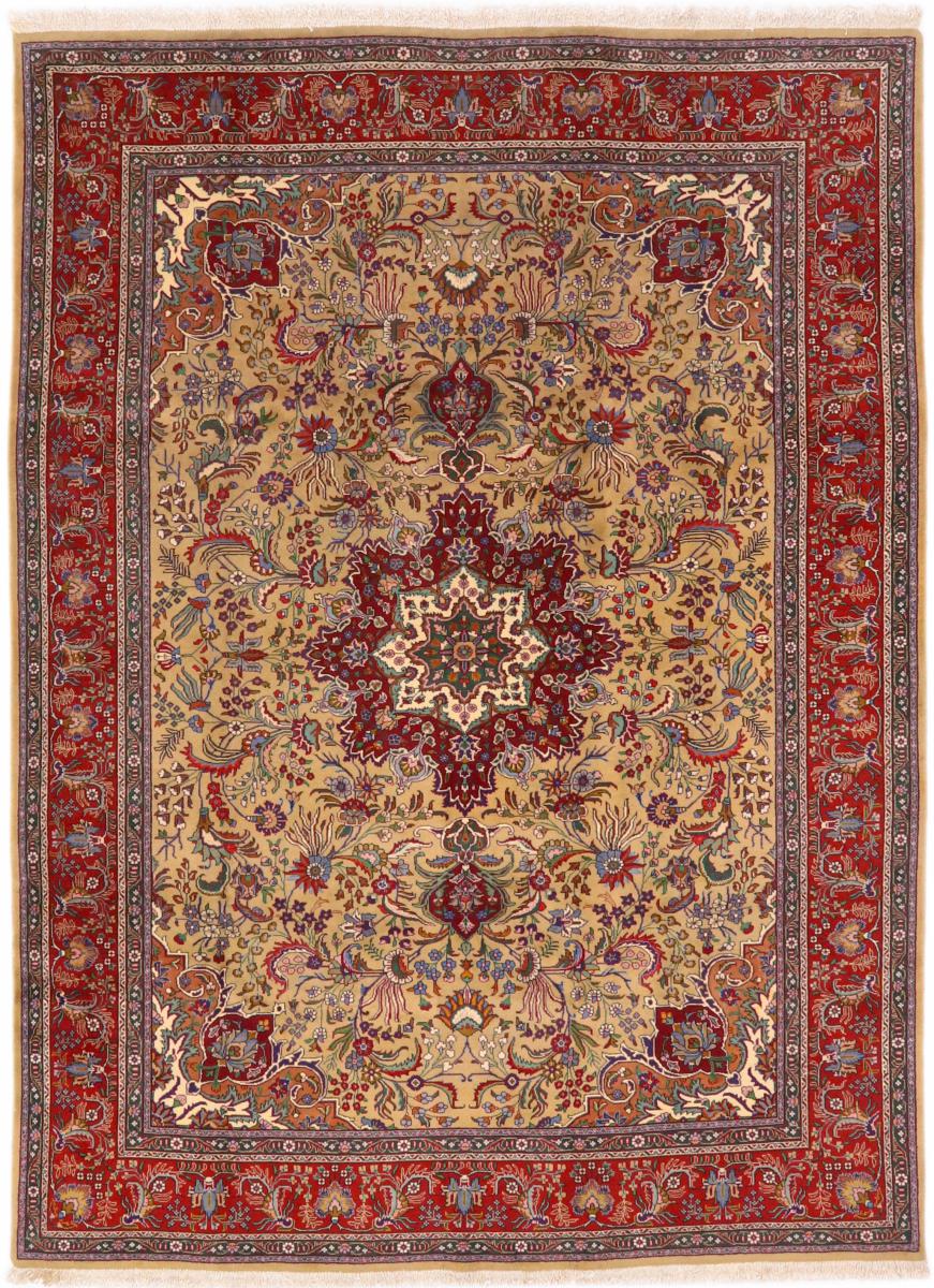 Tapete persa Tabriz 281x199 281x199, Tapete persa Atado à mão