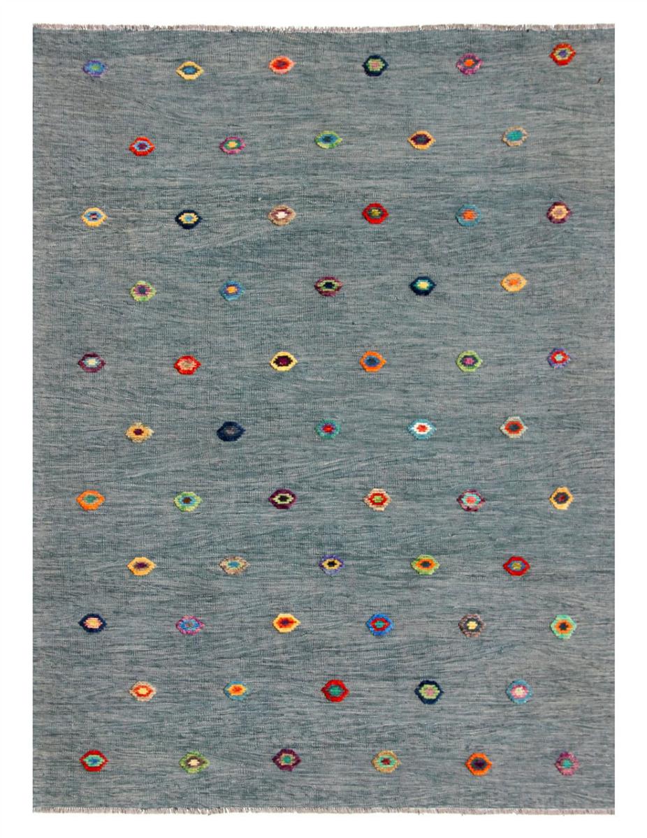 Alfombra afgana Kilim Afghan Nimbaft Edition 222x180 222x180, Alfombra persa Tejido a mano