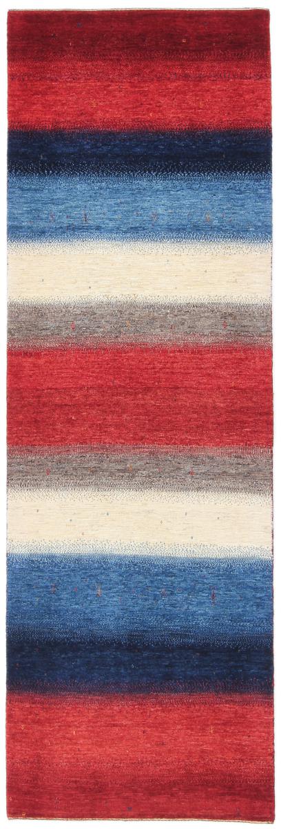 Tapis persan Persan Gabbeh Loribaft Atash 289x97 289x97, Tapis persan Noué à la main