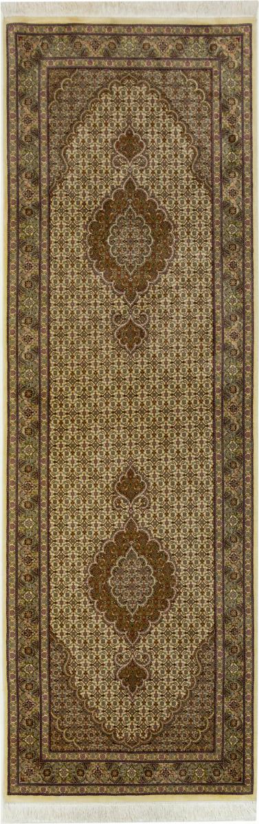 Tapete persa Tabriz Mahi 50Raj 259x79 259x79, Tapete persa Atado à mão