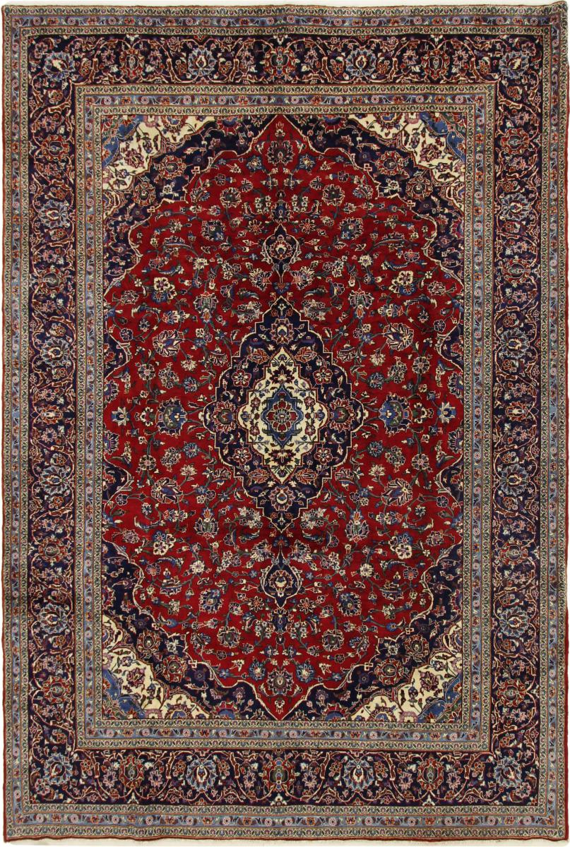 Alfombra persa Keshan 365x246 365x246, Alfombra persa Anudado a mano