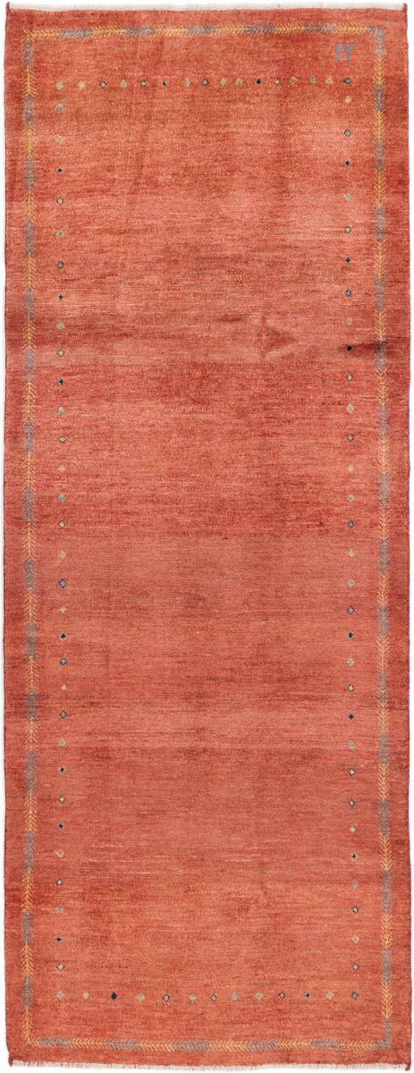 Persian Rug Persian Gabbeh Loribaft Z 7'7"x2'10" 7'7"x2'10", Persian Rug Knotted by hand