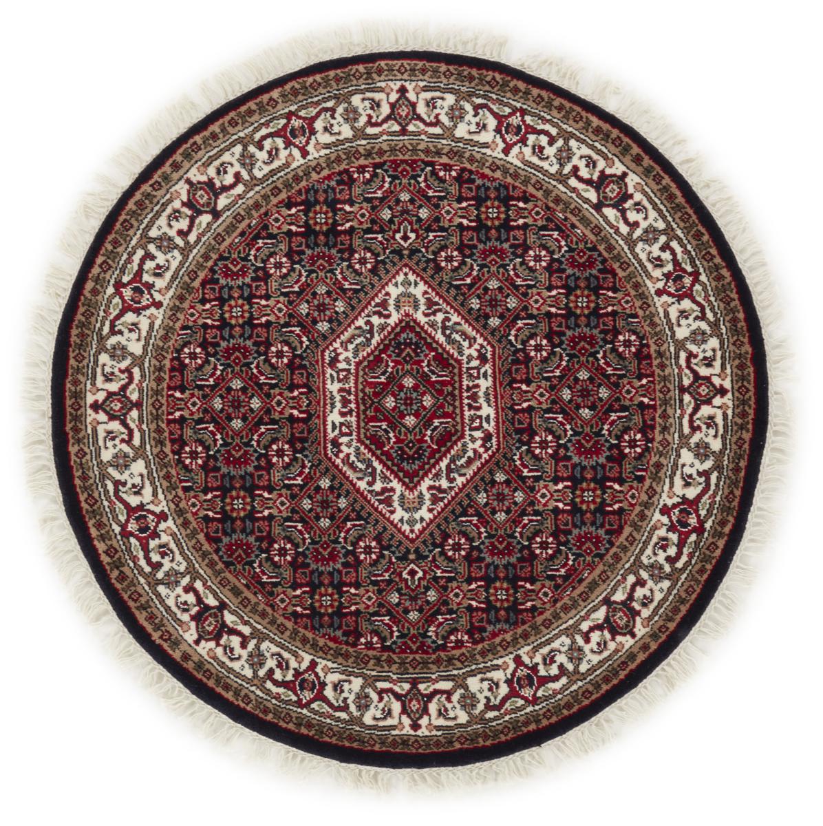 Tapete indiano Indo Bidjar 100x100 100x100, Tapete persa Atado à mão