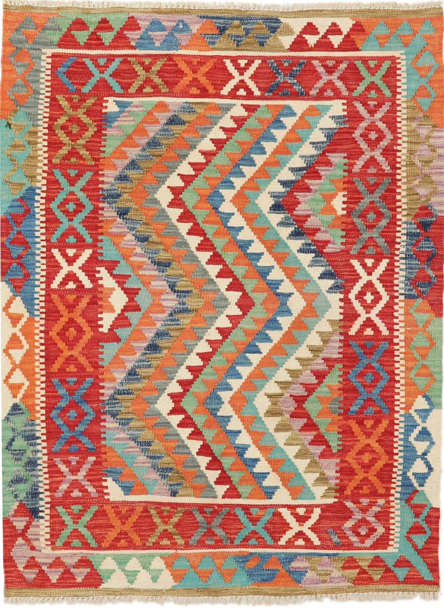 Tapete afegão Kilim Afegão 143x109 143x109, Tapete persa Tecido à mão