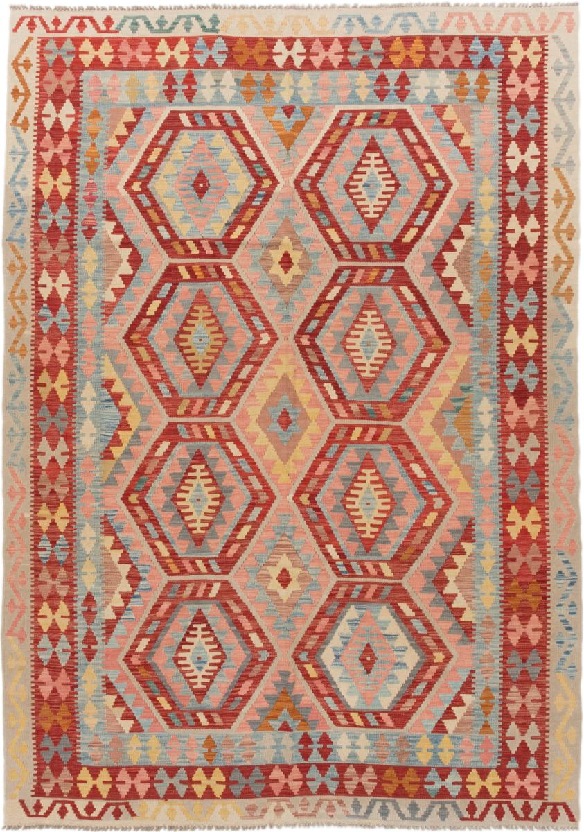 Tapete afegão Kilim Afegão 292x208 292x208, Tapete persa Tecido à mão