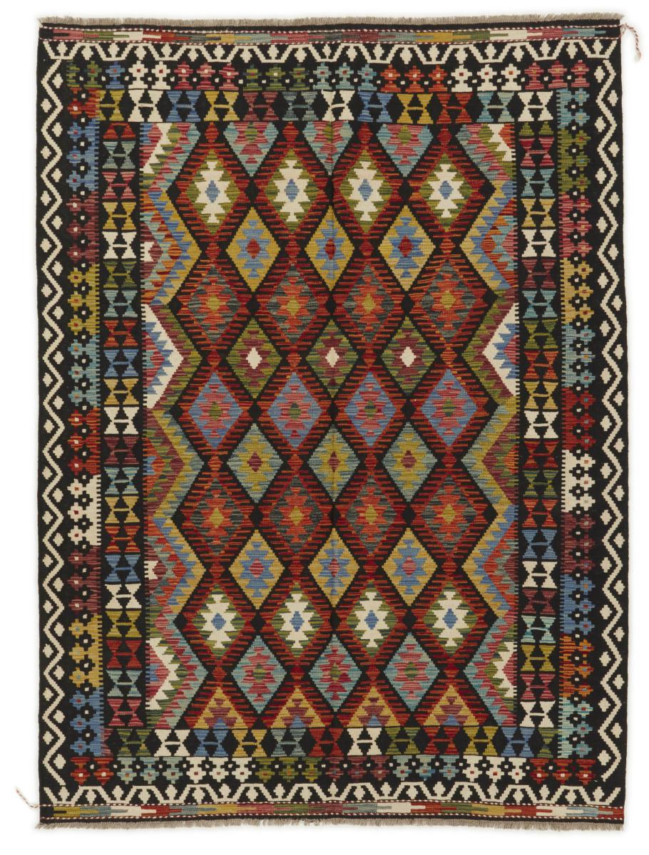 Tapis pakistanais Kilim Afghan 245x181 245x181, Tapis persan Tissé à la main