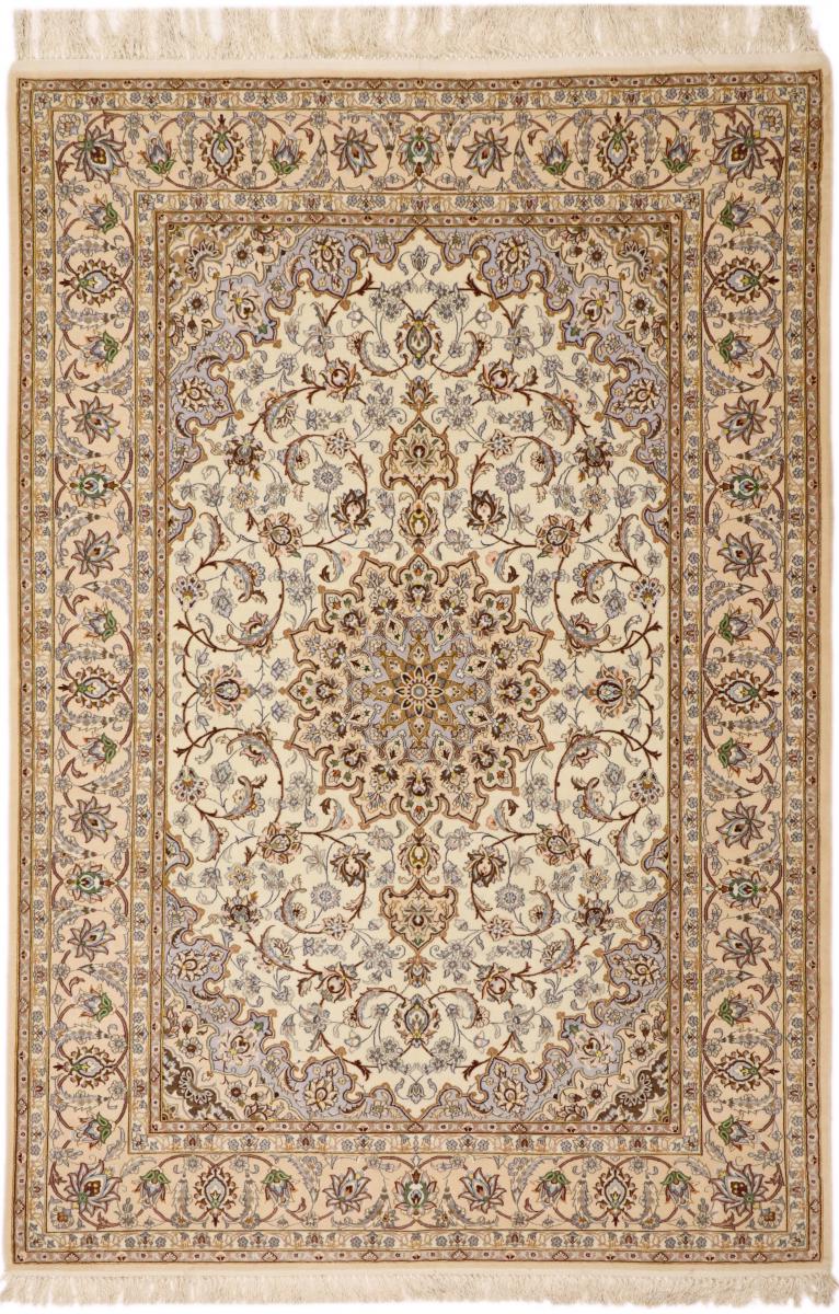 Tapete persa Isfahan Fio de Seda 233x157 233x157, Tapete persa Atado à mão