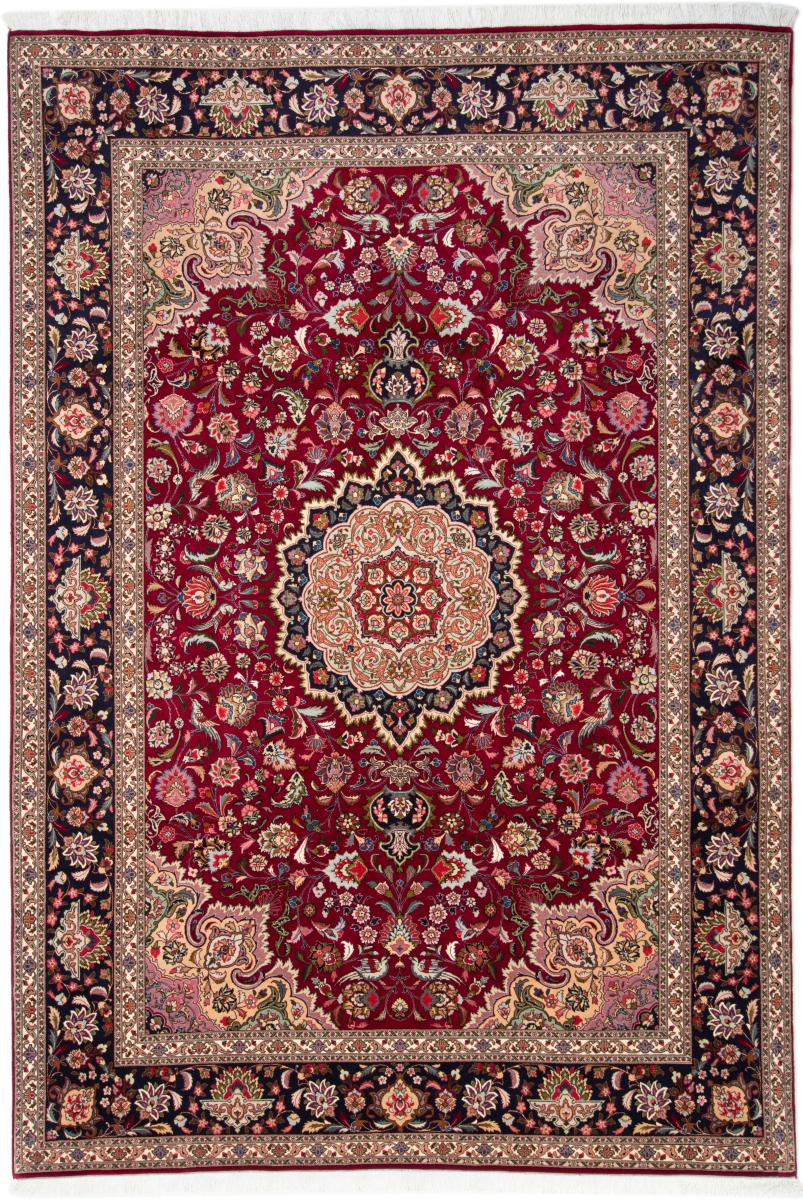 Tapete persa Tabriz 50Raj 299x203 299x203, Tapete persa Atado à mão