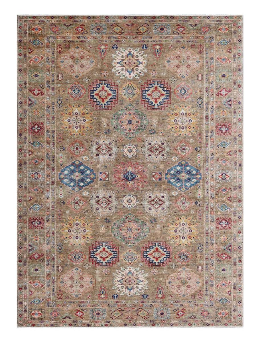 パキスタン絨毯 Kazak 450x304 450x304, ペルシャ絨毯 手織り