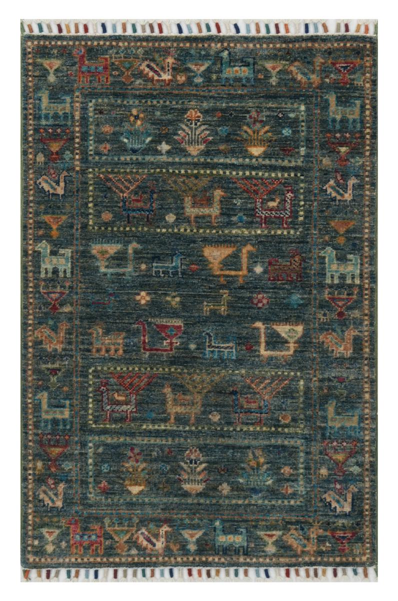 Tapis pakistanais Arijana Shaal 96x65 96x65, Tapis persan Noué à la main