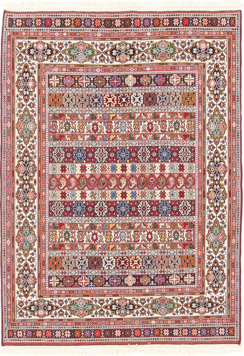 Tapete persa Kilim Soozani 148x105 148x105, Tapete persa Tecido à mão