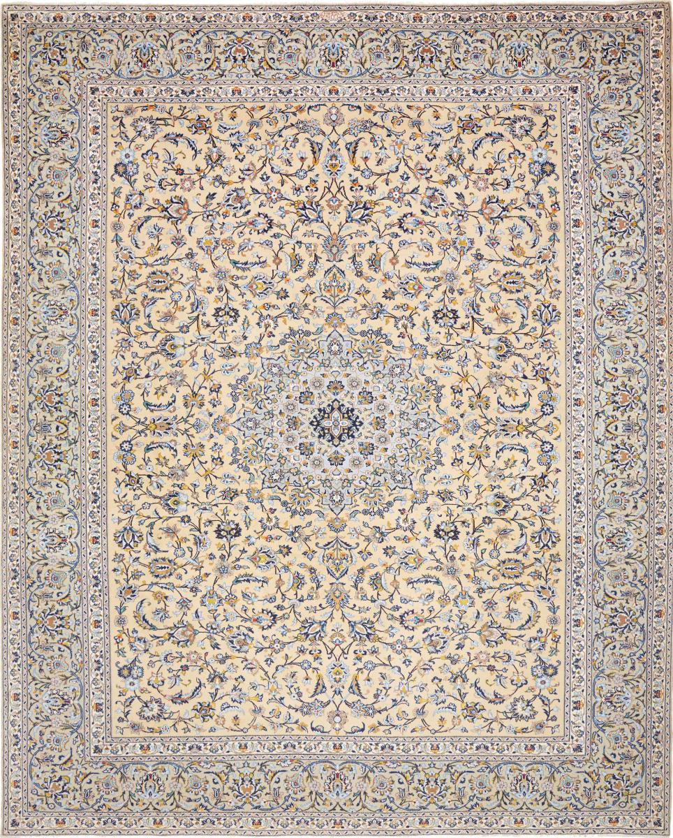 Persialainen matto Keshan 389x313 389x313, Persialainen matto Käsinsolmittu