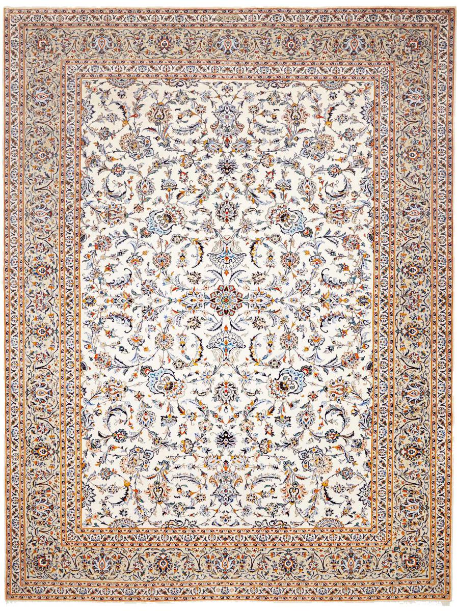 Tapis persan Kashan 408x306 408x306, Tapis persan Noué à la main