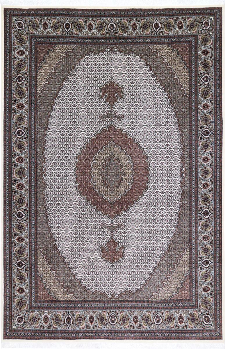 Tapete persa Tabriz Mahi 305x201 305x201, Tapete persa Atado à mão