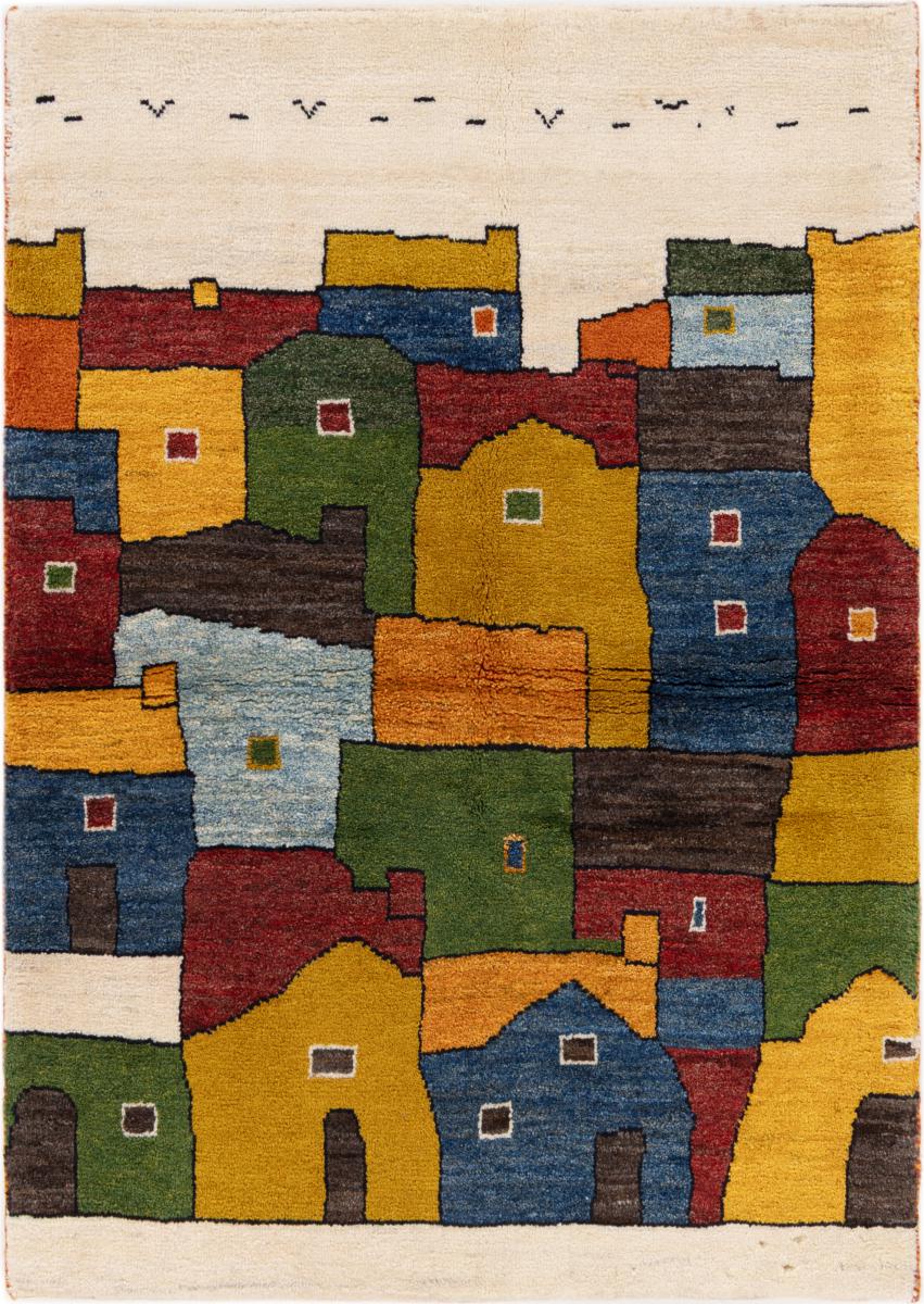 Tapis persan Persan Gabbeh Pure 144x101 144x101, Tapis persan Noué à la main