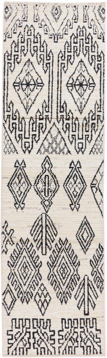 Afghan rug Berber Design 297x85 297x85, Persian Rug Knotted by hand