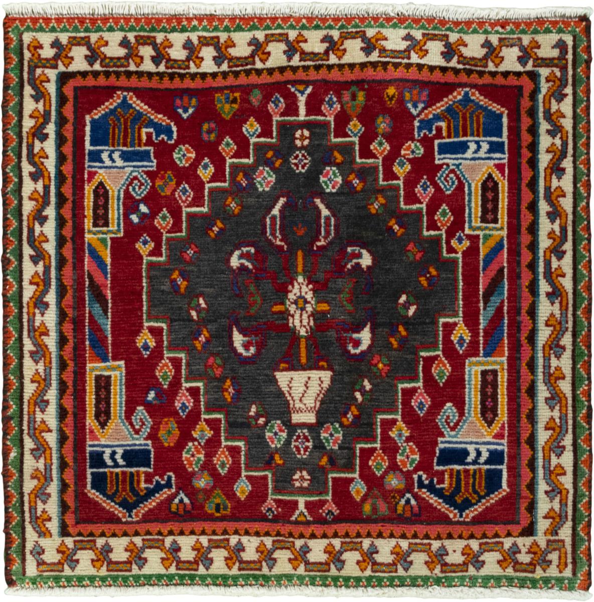Persian Rug Shiraz 64x64 64x64, Persian Rug Knotted by hand
