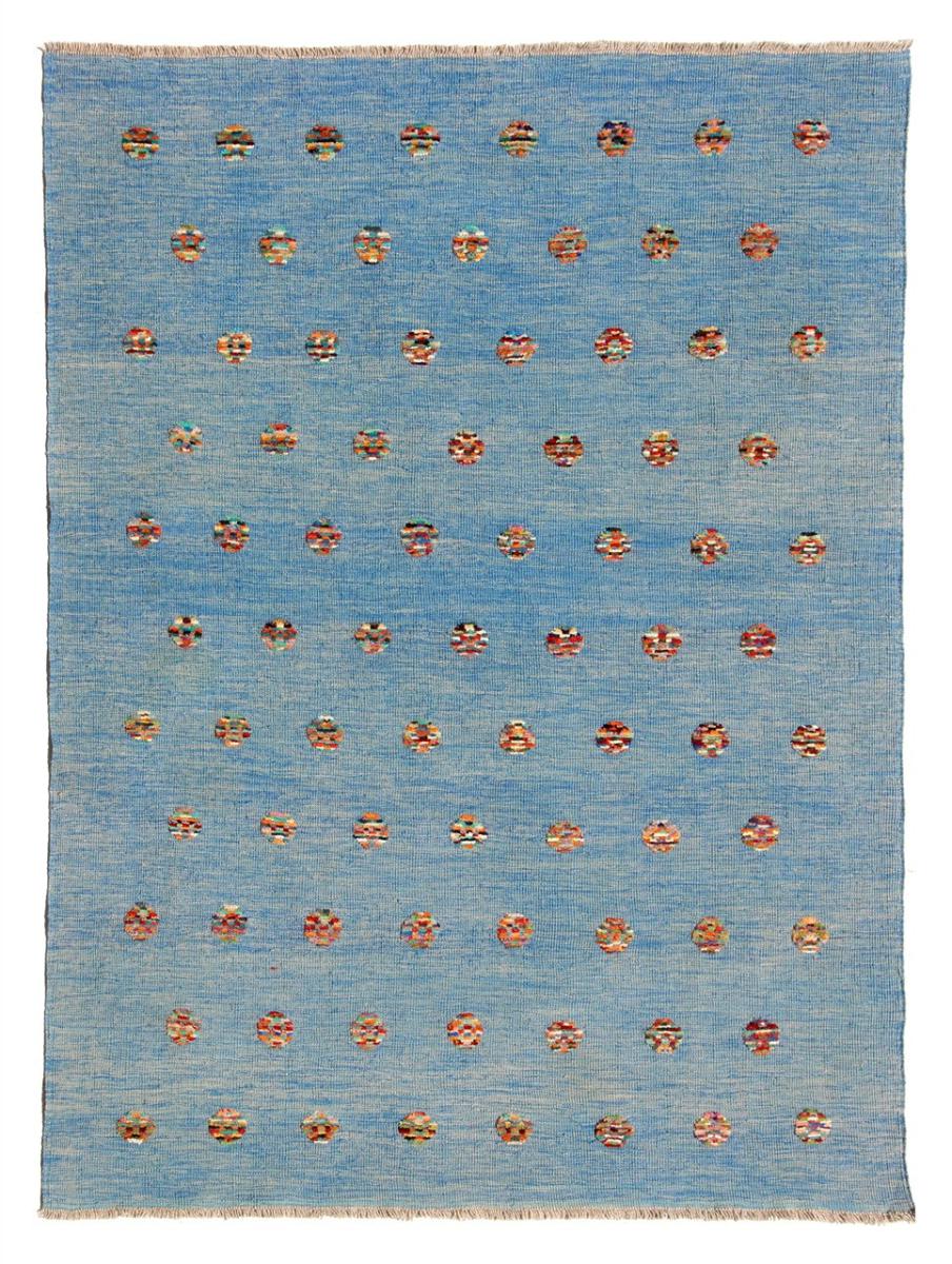 Alfombra afgana Kilim Afghan Nimbaft Edition 197x159 197x159, Alfombra persa Tejido a mano