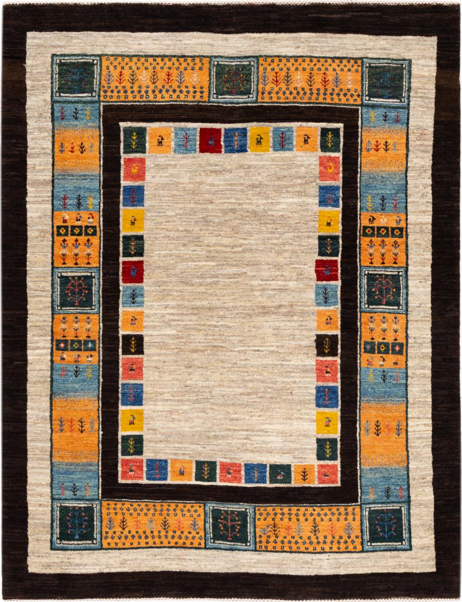 Tapis persan Persan Gabbeh Loribaft Essence 194x147 194x147, Tapis persan Noué à la main
