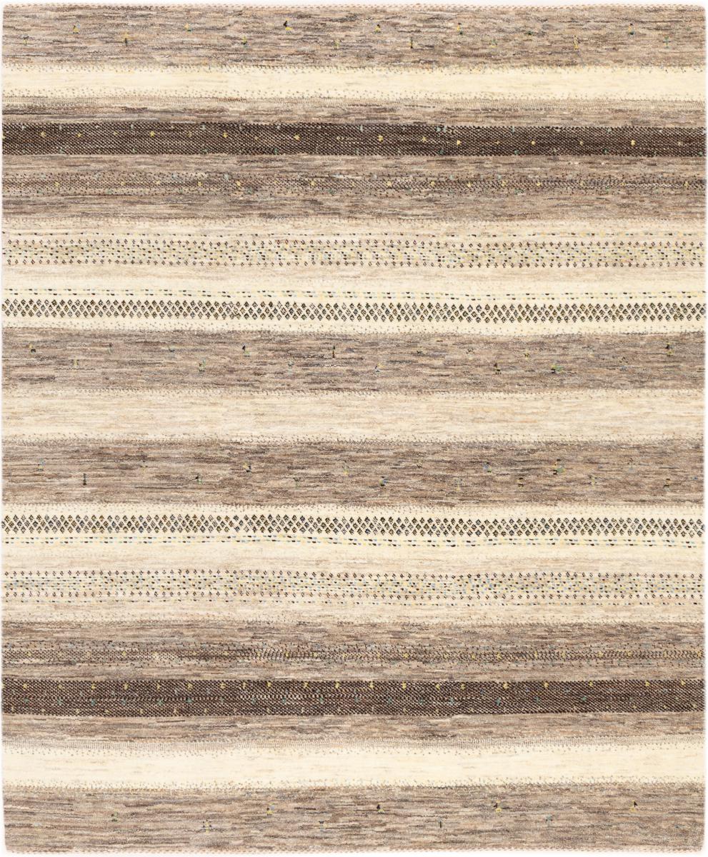 Persian Rug Persian Gabbeh Loribaft Tabiilbaft 8'0"x6'7" 8'0"x6'7", Persian Rug Knotted by hand