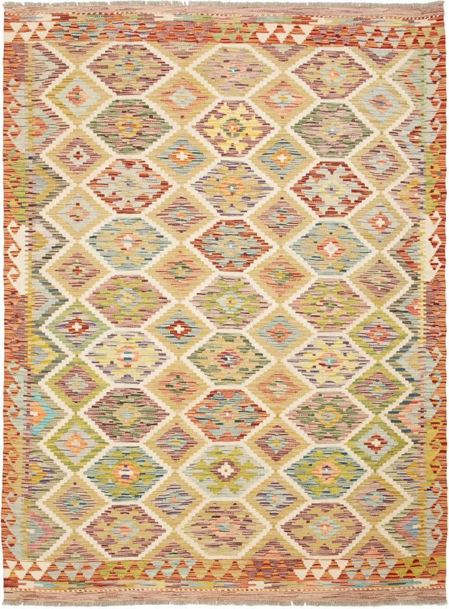 Afghansk teppe Kelim Afghan 201x152 201x152, Persisk teppe Handwoven 