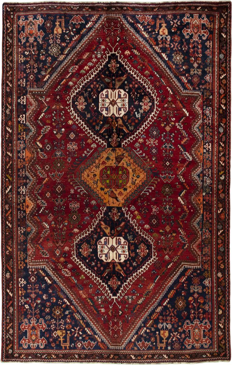 Perzisch tapijt Shiraz 301x193 301x193, Perzisch tapijt Handgeknoopte