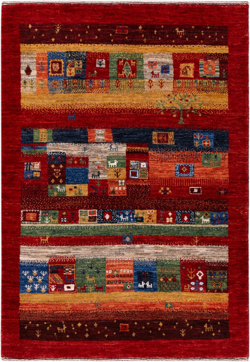 Persisk teppe Persisk Gabbeh Loribaft Atelier 125x85 125x85, Persisk teppe Håndknyttet