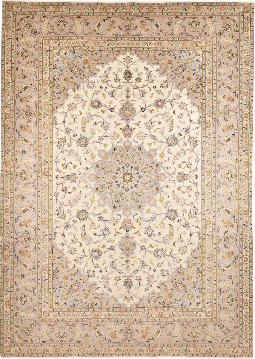 Tapete persa Keshan 344x244 344x244, Tapete persa Atado à mão