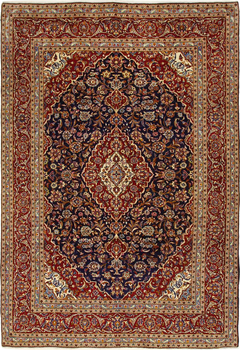 Alfombra persa Keshan 359x246 359x246, Alfombra persa Anudado a mano