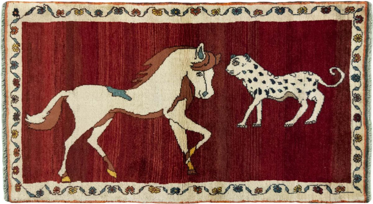 Alfombra persa Persia Gabbeh Ghashghai 176x102 176x102, Alfombra persa Anudado a mano