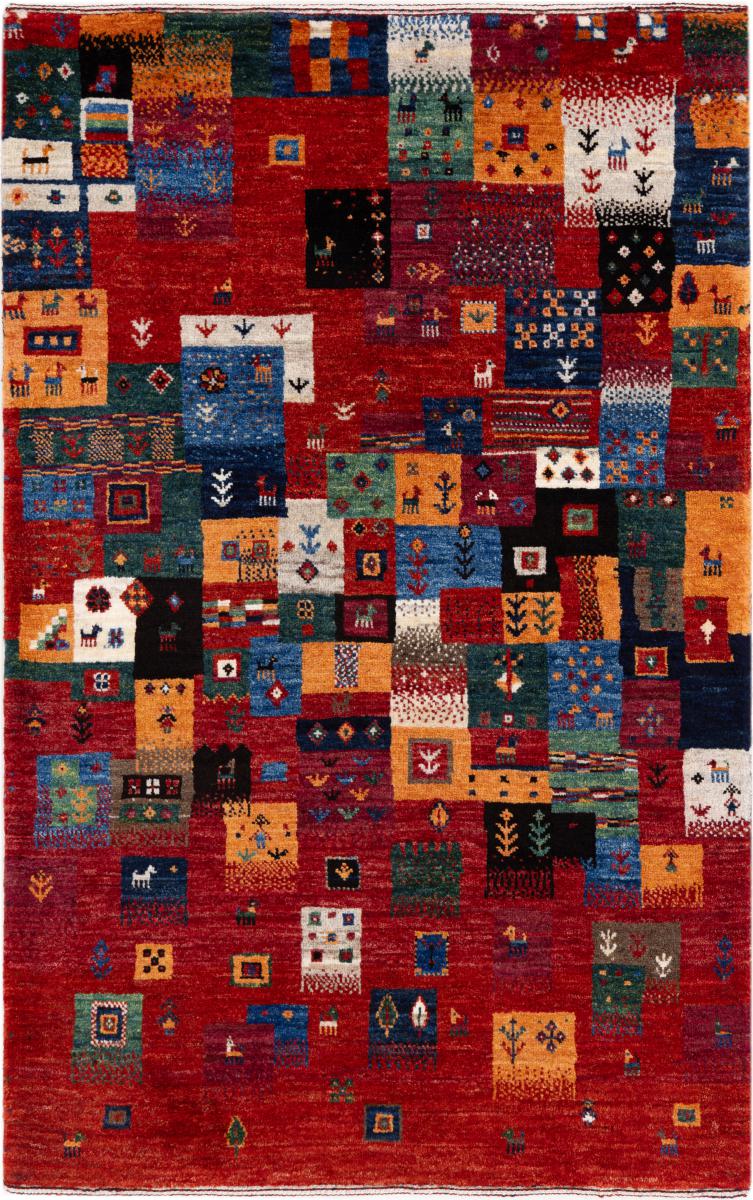 Tappeto persiano Persiano Gabbeh Loribaft Atelier 131x82 131x82, Tappeto persiano Annodato a mano