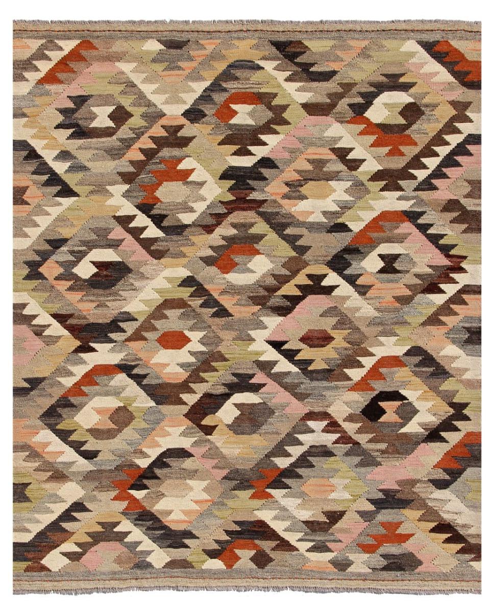 Afghan rug Kilim Afghan Heritage 6'5"x5'0" 6'5"x5'0", Persian Rug Woven by hand