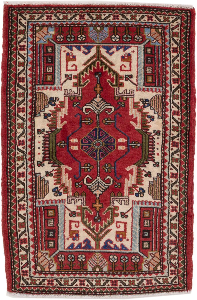 Persian Rug Hamadan 92x62 92x62, Persian Rug Knotted by hand