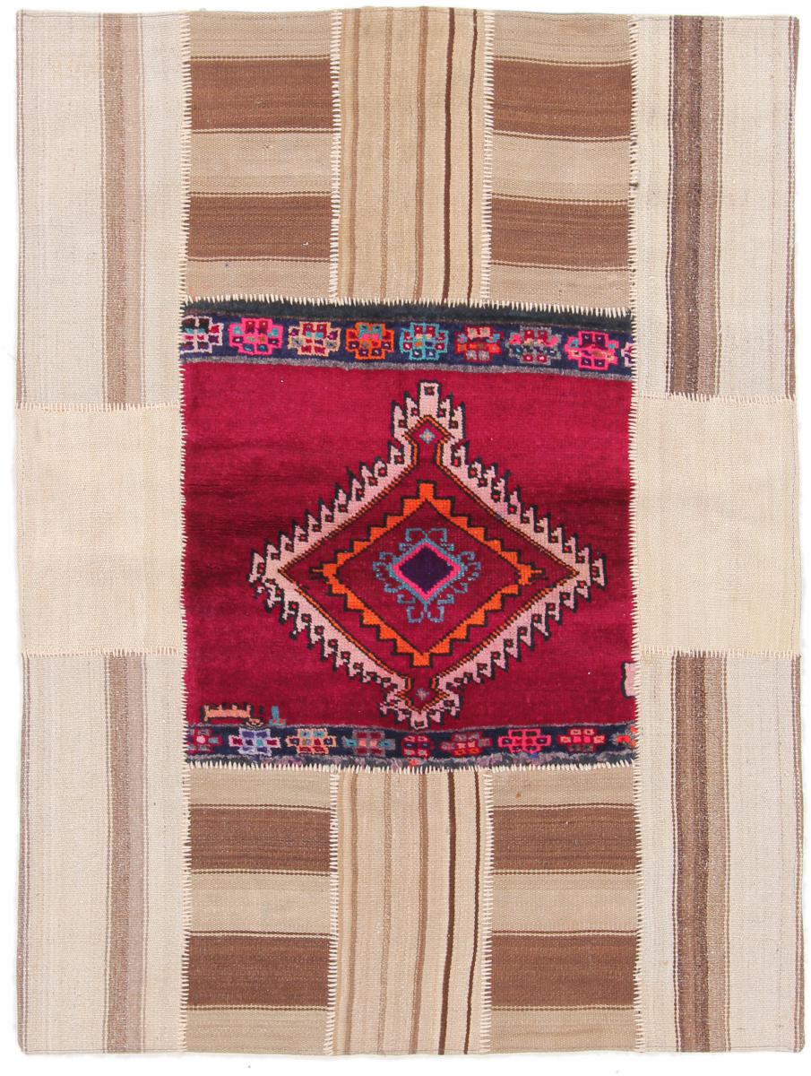 Perzsa szőnyeg Kilim Patchwork 5'1"x4'3" 5'1"x4'3", Perzsa szőnyeg szőttesek