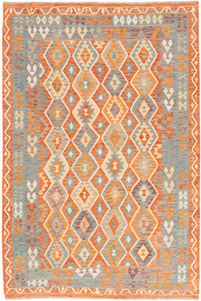 Afghaans tapijt Kilim Afghan 293x197 293x197, Perzisch tapijt Handgeweven