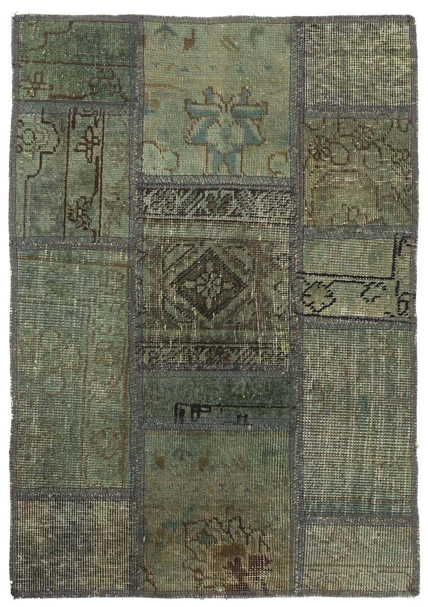 Perzisch tapijt Patchwork 91x65 91x65, Perzisch tapijt Handgeknoopte