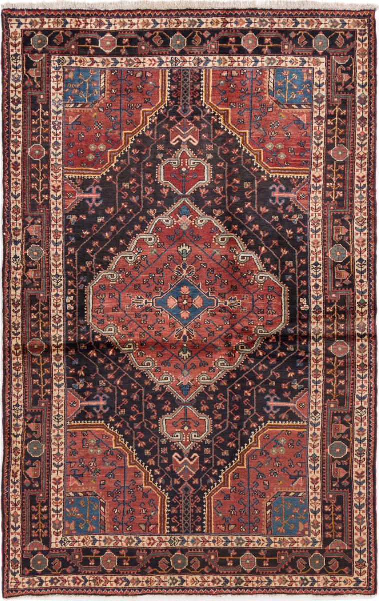 Persian Rug Tuyserkan 7'0"x4'5" 7'0"x4'5", Persian Rug Knotted by hand