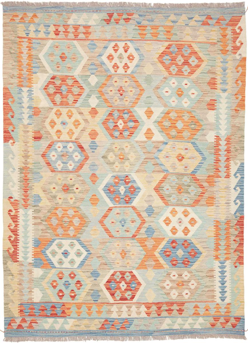 Tappeto Afgano Kilim Afghan 202x152 202x152, Tappeto persiano Tessuto a mano
