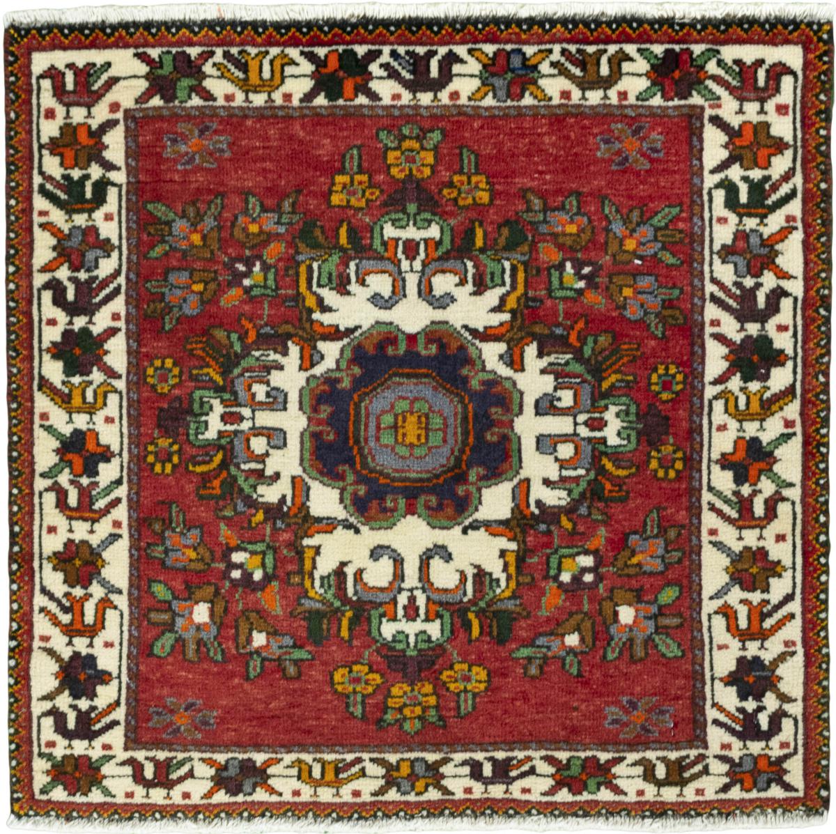 Persian Rug Shiraz 62x63 62x63, Persian Rug Knotted by hand