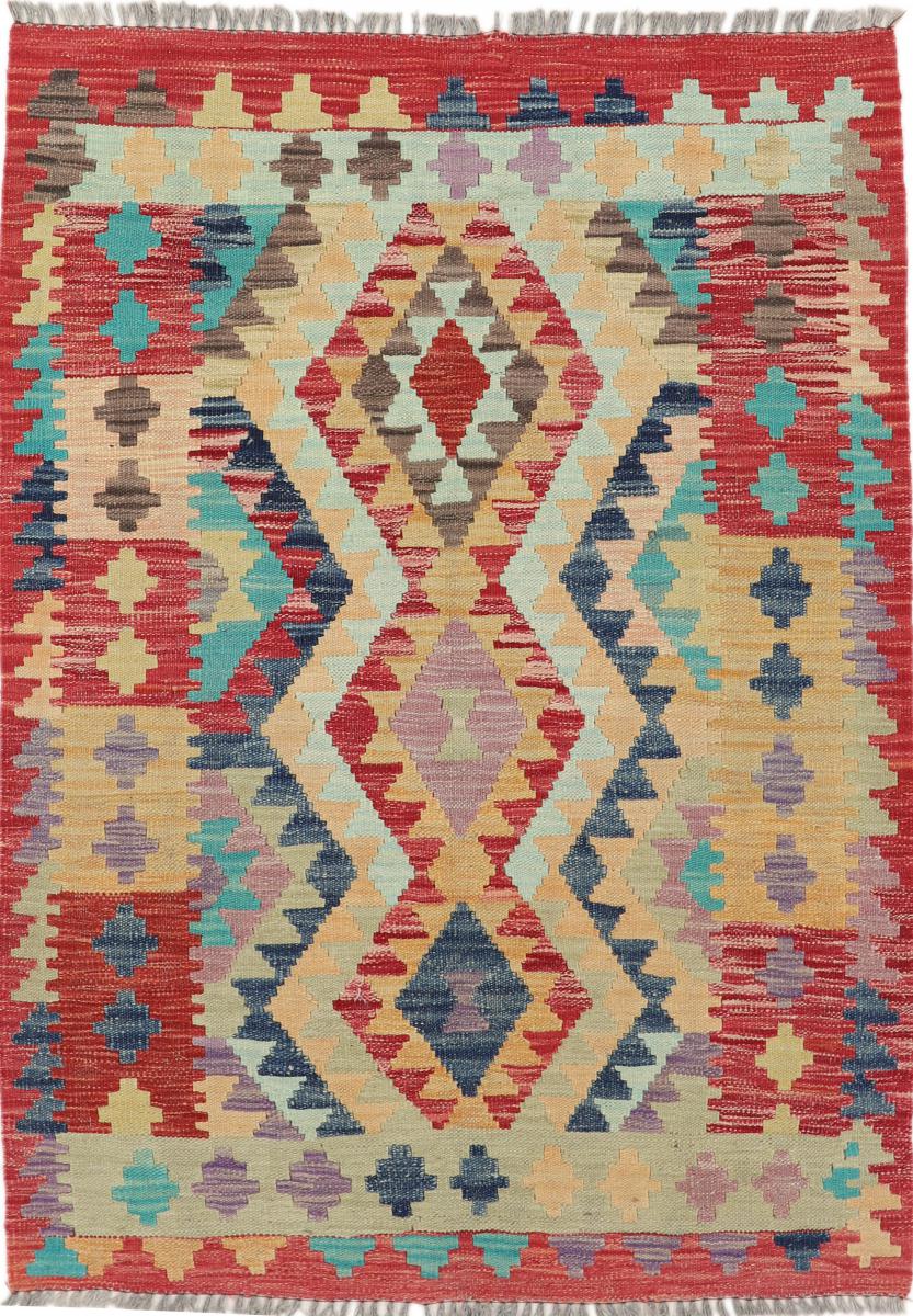 Tapete afegão Kilim Afegão 147x106 147x106, Tapete persa Tecido à mão