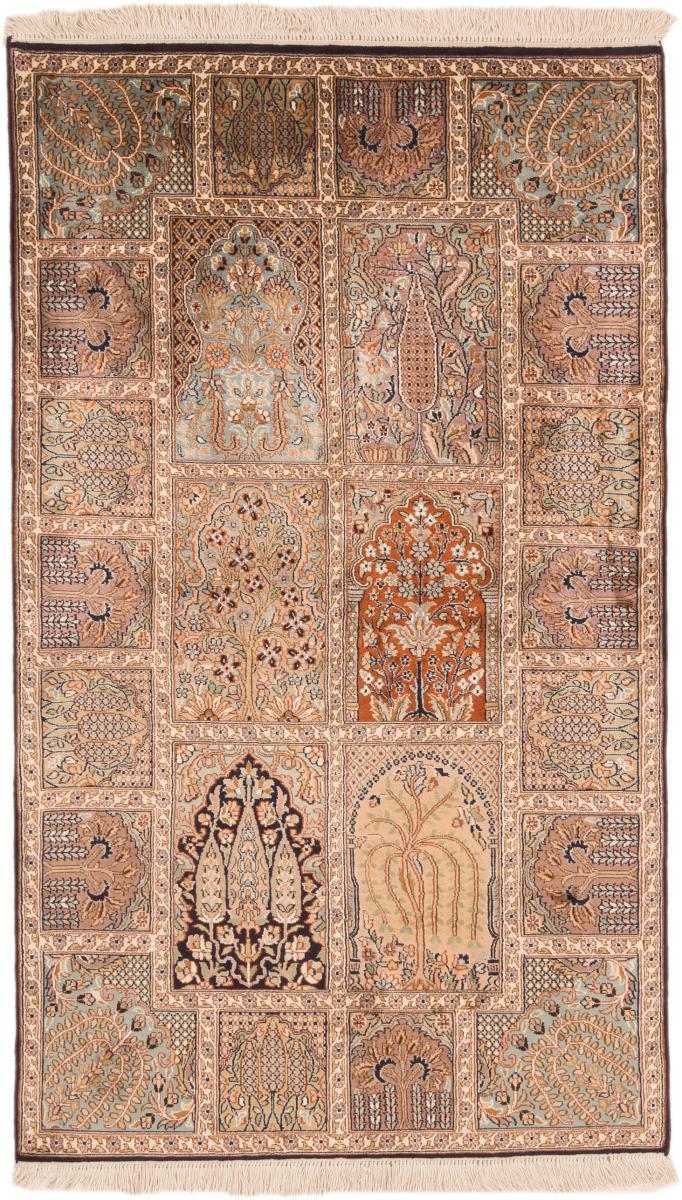 Tappeto indiano Cachemire di Seta 157x92 157x92, Tappeto persiano Annodato a mano