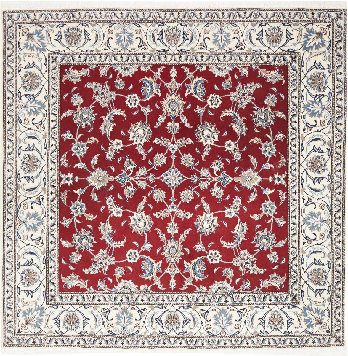 Persialainen matto Nain 207x204 207x204, Persialainen matto Solmittu käsin