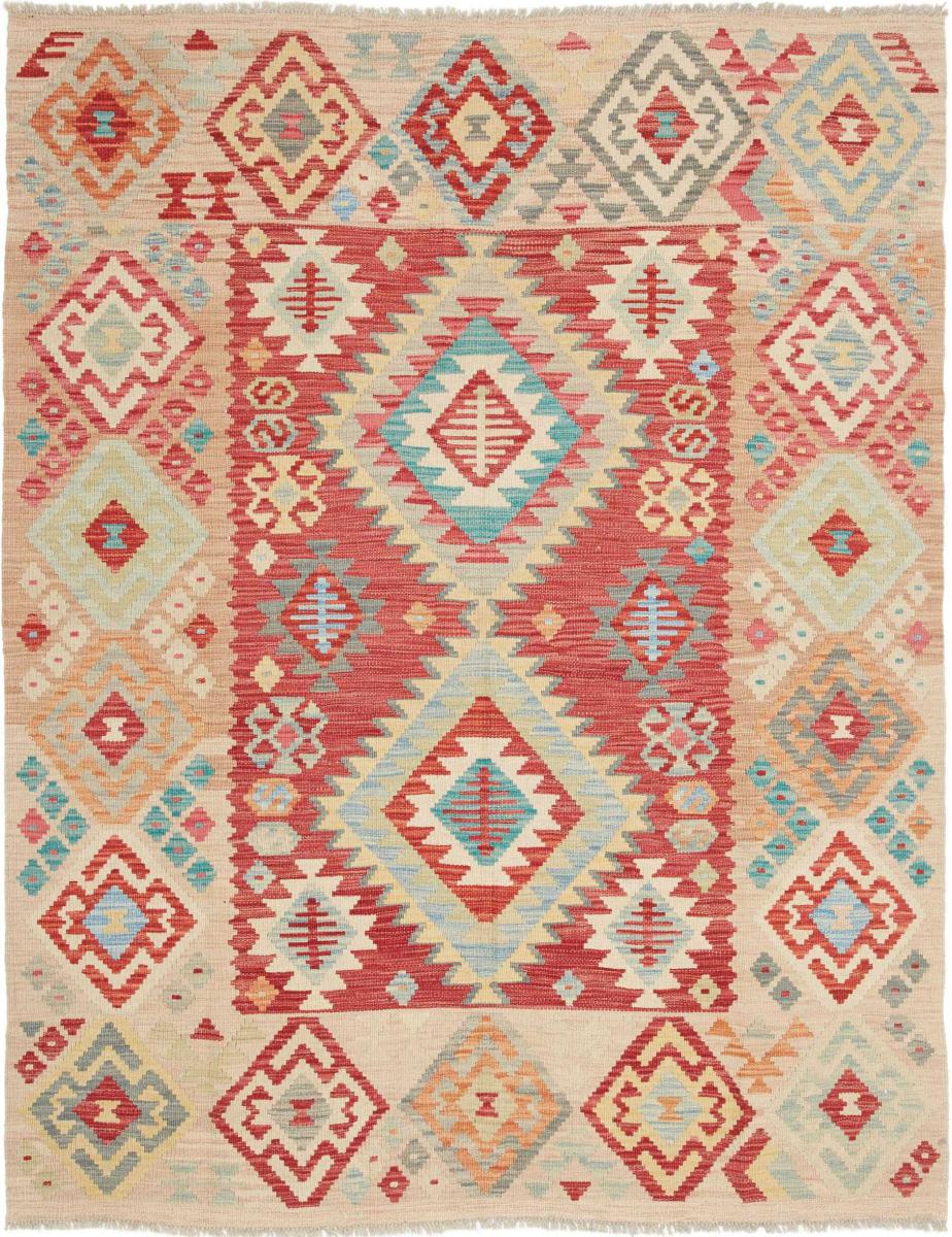 Afghansk tæppe Kelim Afghan 184x148 184x148, Persisk tæppe Håndvævet