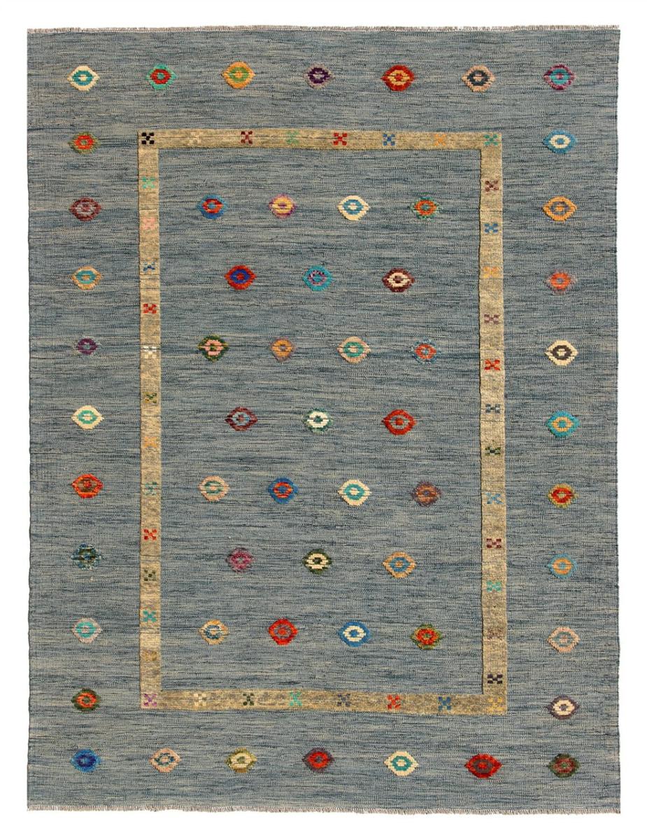 Alfombra afgana Kilim Afghan Nimbaft Edition 235x181 235x181, Alfombra persa Tejido a mano
