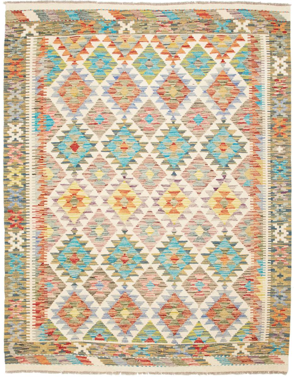 Afghan rug Kilim Afghan 195x156 195x156, Persian Rug Woven by hand